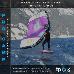 Travel People Wing Foil Pro Camp Duotone Pro Center Torbole Oktober 2022